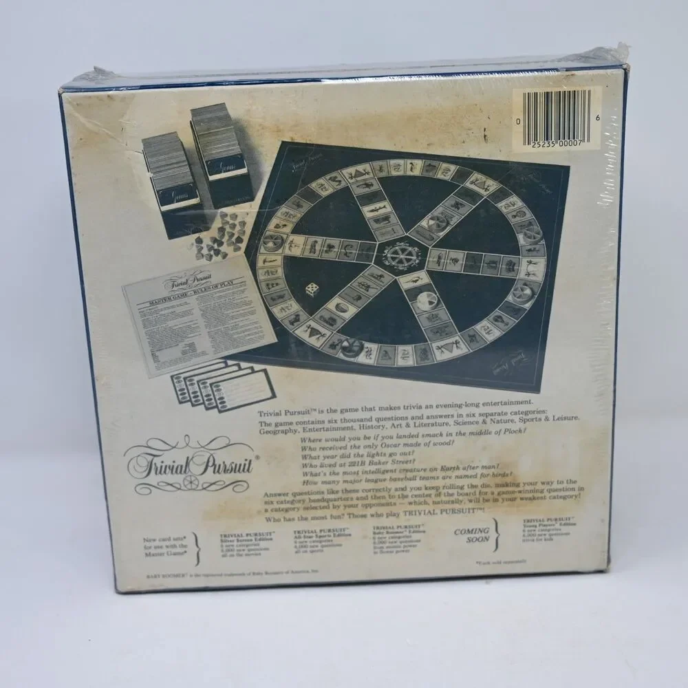 Trivial Pursuit Master Game Genius Edition 1981 Baby Boomer NEW Sealed